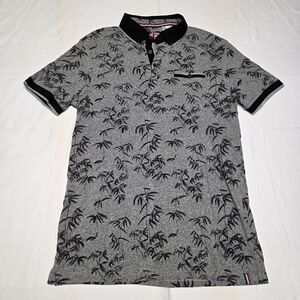 Elegant Tropical Polo Shirt Organic Cotton